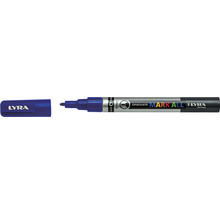 Akrylový popisovač LYRA tm. modrý 1 mm
