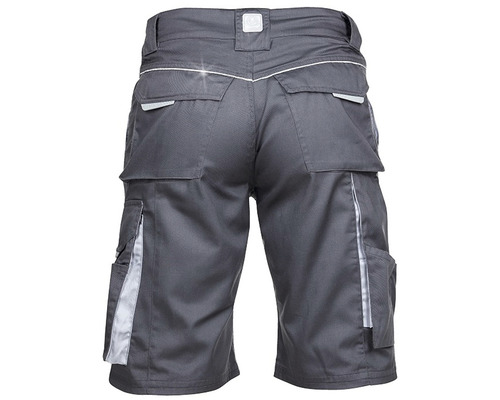 Šedé pracovní šortky s mnoha kapsami