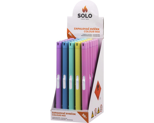 Balení 30 zapalovačů svíček v různých barvách