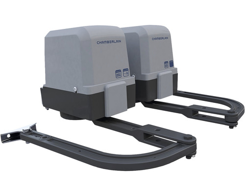 Dva pohony vrat Chamberlain pro křídlové brány