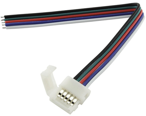 Napájecí kabel FK technics pro LED pásek RGBW s konektorem 5p, 15cm