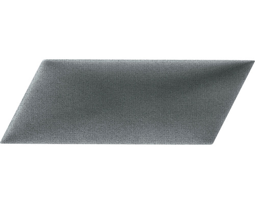 Šedý nástěnný panel ve tvaru rovnoběžníku