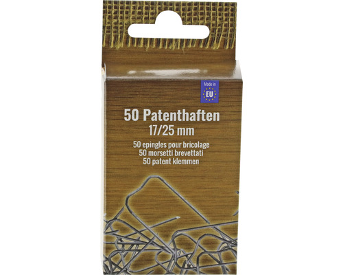 Floristické drátky 17/25 mm 50 ks Balení 50 patentních sponek, 17/25 mm