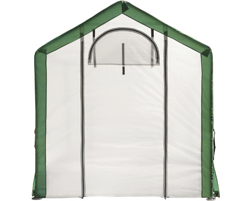 Skleník se zipovými dveřmi