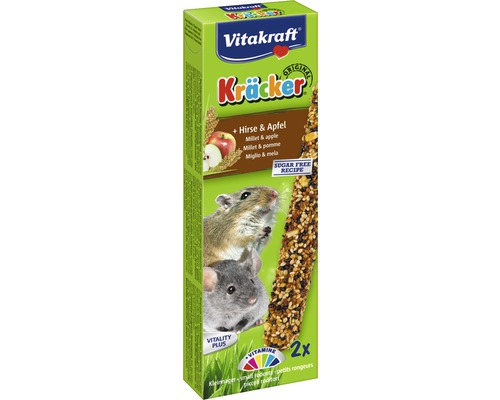 Pamlsek pro hlodavce, ovocné krekry Vitakraft Frucht-Kräcker® pro drobné hlodavce, 2 ks