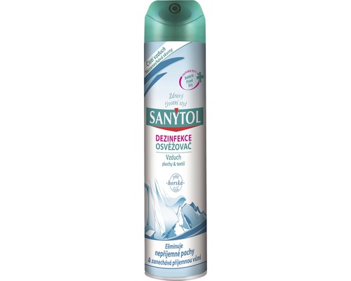 Sanytol dezinfekční osvěžovač vzduchu pro vzduch, povrchy a textilie