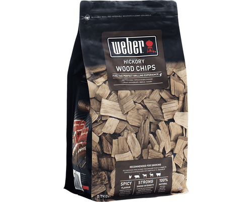Weber Hickory dřevěné štěpky na uzení v 0,7kilogramovém balení