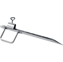 Kovová zemní kotva s držákem