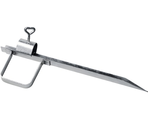 Kovová zemní kotva s držákem