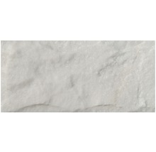 Obkladový kámen Arctic mramorový bílý 10x40 cm