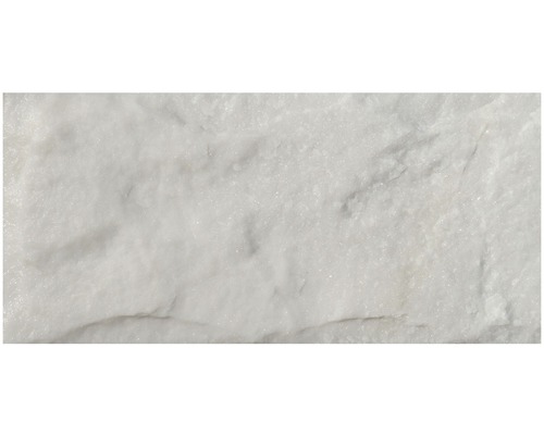Obkladový kámen Arctic mramorový bílý 10x40 cm