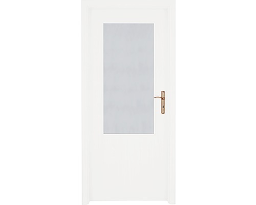 Interiérové dveře 2/3 prosklené 80 P bílé