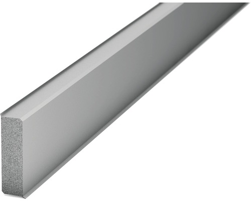 Soklová lišta "Tondo 40" šedá 2,5m 40x12 mm-0