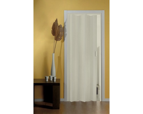 Shrnovací dveře Luciana Design Line plné 73 x 200 cm bílý dub