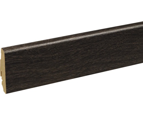 Soklová lišta Skandor dub tmavý FU60L 19x58x2400 mm Dřevěná podlahová lišta