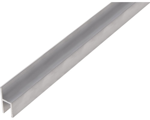 Alu H profil, stříbrný elox,26x11x1,5x8mm, 1m Alu H profil, stříbrný elox,26x11x1,5x8mm, 1m