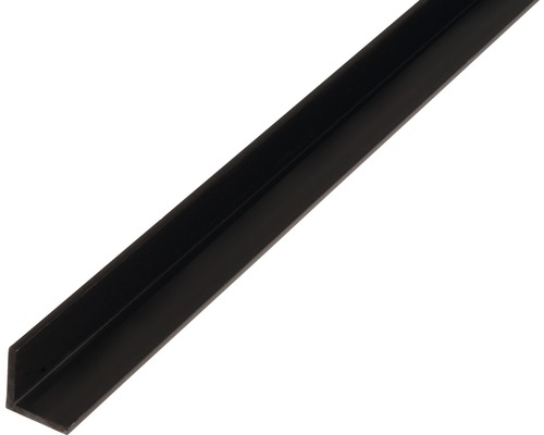 L profil, plast černý 10x10x1mm, 2,6m