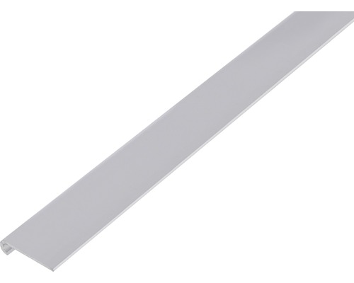 Ukončovací profil kulatý hliník stříbrný eloxovaný 26x6x1,3 mm, 1 m