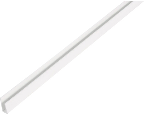 Ukončovací profil PVC bílý 14x6x10 mm, 1 m