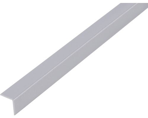 L profil PVC alu šedá 10x10x1 mm, 1 m