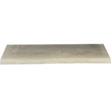 Deska pod umyvadlo bez výřezu s přírodní hranou Sanox Universal dub 1000 x 460 x 40 mm