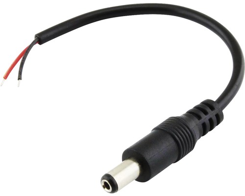 Napájecí kabel FK technics 4730718-01 s konektorem 24V max. 5A 5,5 x 2,1mm 15cm černý
