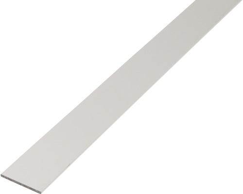 Alu plochá tyč, stříbrný elox, 60x3mm, 1m