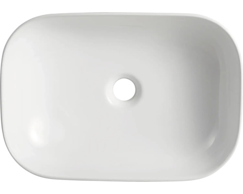 Keramické umyvadlo na desku obdélníkového tvaru