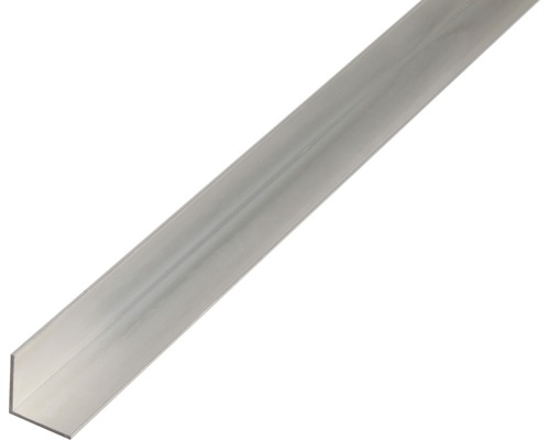Alu L profil, stříbrný elox, 20x20x1,5mm, 2,6m