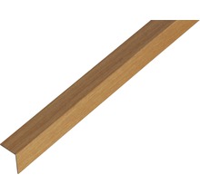L profil, plast buk, 20x20x1mm, 2,6m