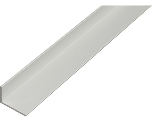 Alu L profil, stříbrný elox, 20x10x1,5 mm, 2,6m