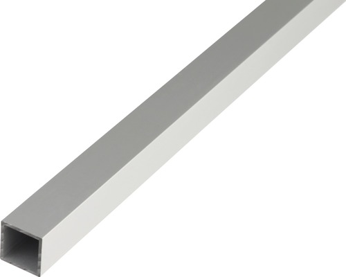 Alu trubka čtyřhran, stříbrný elox,25x25x1,5mm, 2,6m-0