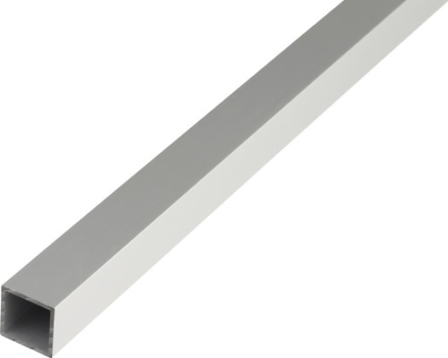 Alu trubka čtyřhran, stříbrný elox,25x25x1,5mm, 2,6m Hliníková čtvercová trubka