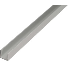 Alu U profil, stříbrný elox,15x15x15x1,5mm, 2,6m-thumb-0