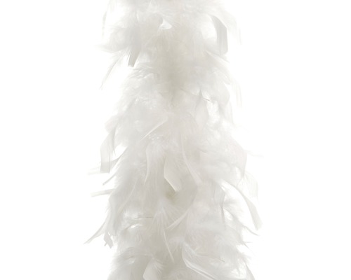 Boa péřové Ø 17 x 184 cm bílé Péřová boa
