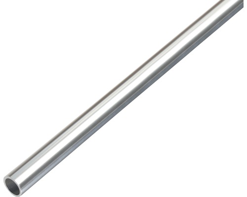 Kulatá trubka hliník chromový design Ø 15 mm, 1 m