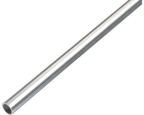 Kulatá trubka hliník chromový design Ø 15 mm, 1 m Kovová trubka