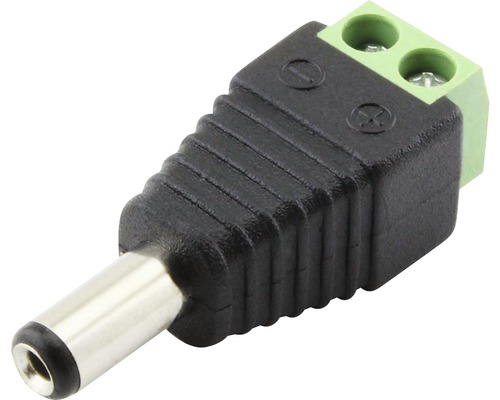 DC konektor se šroubovými svorkami pro elektrické připojení