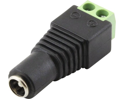 DC konektor s dutinkou a šroubovou svorkou