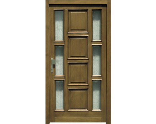Vchodové dveře BB 117 dřevěné 110x210,5 cm L dub