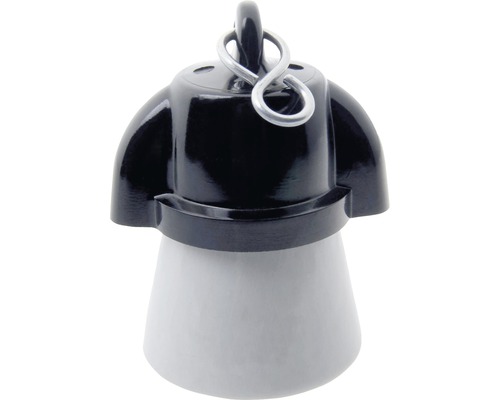 Objímka žárovky E27 z porcelánu a plastu