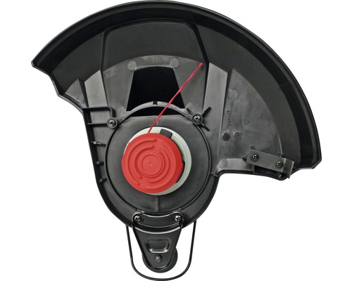 Hlava struny cívky vyžínače s ochranným zařízením