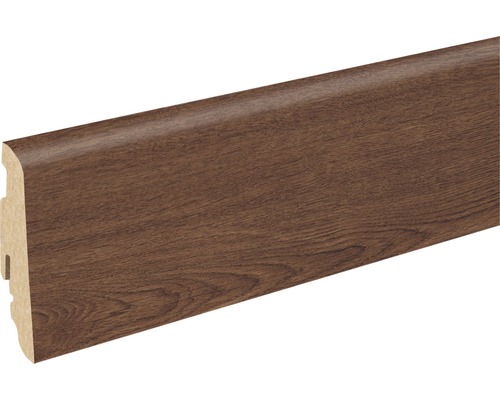 Soklová lišta Skandor dub FOEI103 FU60L 19x58x2400 mm Dřevěná podlahová lišta s dřevěnou strukturou