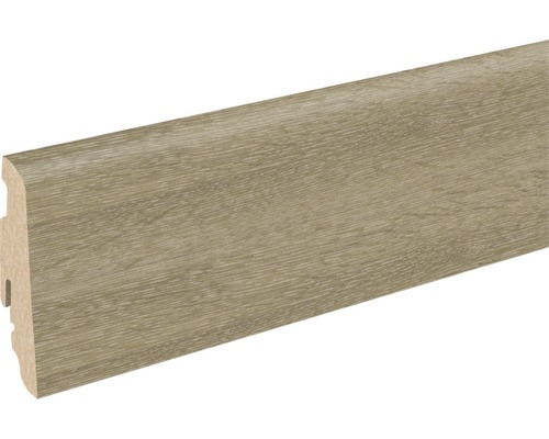 Soklová lišta Skandor multilamela světlá FU60L 19x58x2400 mm Podlahová lišta s dřevěnou strukturou