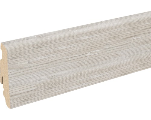 Soklová lišta Skandor Sonnberg smrk FU60L 19x58x2400 mm Podlahová lišta s dřevěnou strukturou