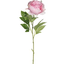 Umělá květina pivoňka růžová 76 cm-thumb-0