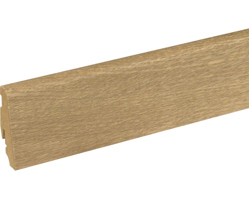 Soklová lišta Skandor dub šedý SU60L 19x58x2400 mm Dřevěná podlahová lišta