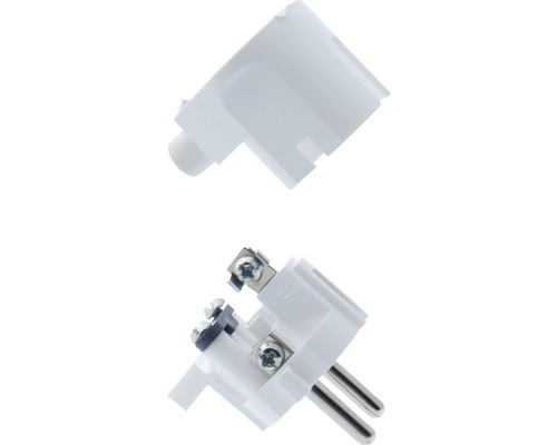 Plochá zástrčka ve dvou pohledech