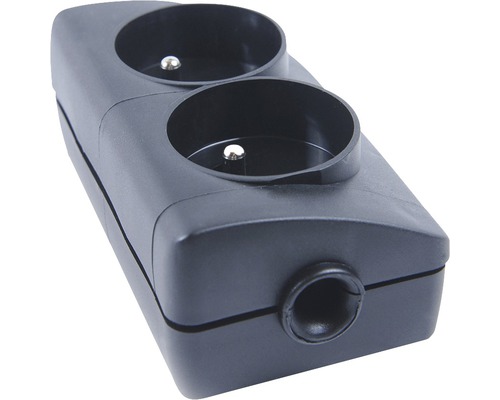 Adaptér zásuvky se dvěma zásuvkami pro vnitřní použití