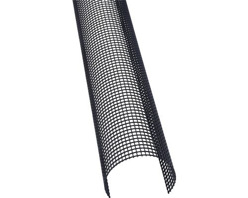 Marley Poly-Net ochranná mřížka proti listí plastová antracitová šedá RAL 7016 JŠ 100-125 mm 2000 mm